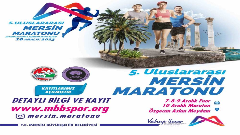 ULUSLARARASI MERSİN MARATONU İÇİN HEYECAN BAŞLADI
