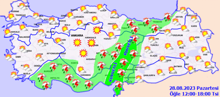 METEOROLOJİ'DEN 8 KENT İÇİN SARI KODLU UYARI