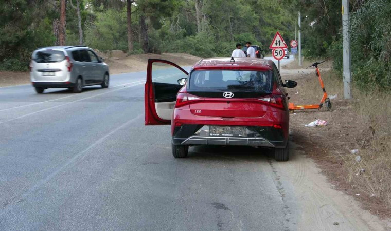KAZA YAPAN AKRABASINA YARDIMA GİDERKEN, KAZA YAPTI