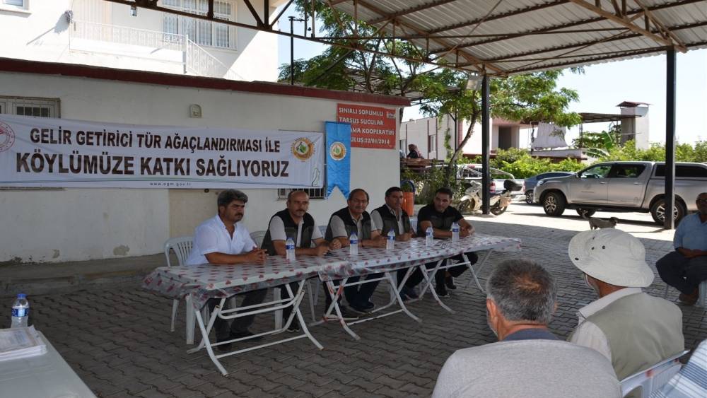 TARSUS’TA ORMAN KÖYLÜSÜNE GELİR GETİRİCİ TÜR DESTEĞİ