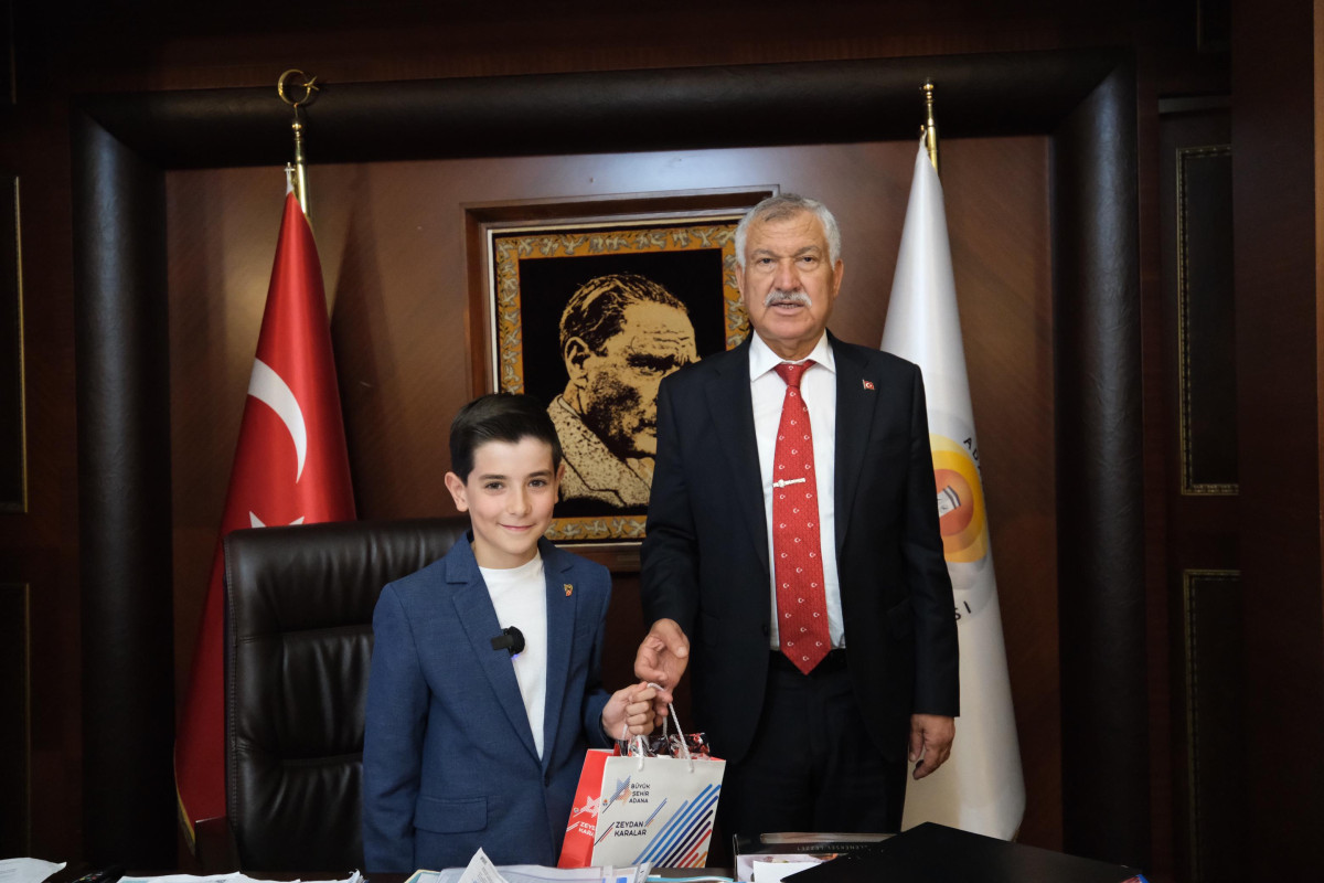 ZEYDAN KARALAR MAKAMINI MİNİK ATA ERGÜL’E TESLİM ETTİ