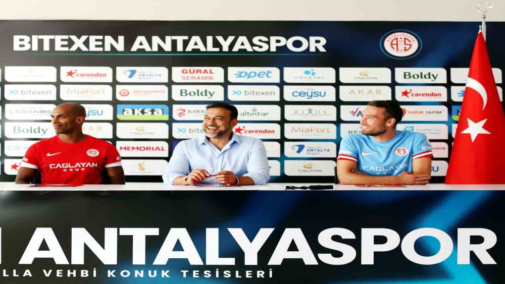 NALDO PEREİRA VE SANDER VAN DE STREEK, ANTALYASPOR’DA