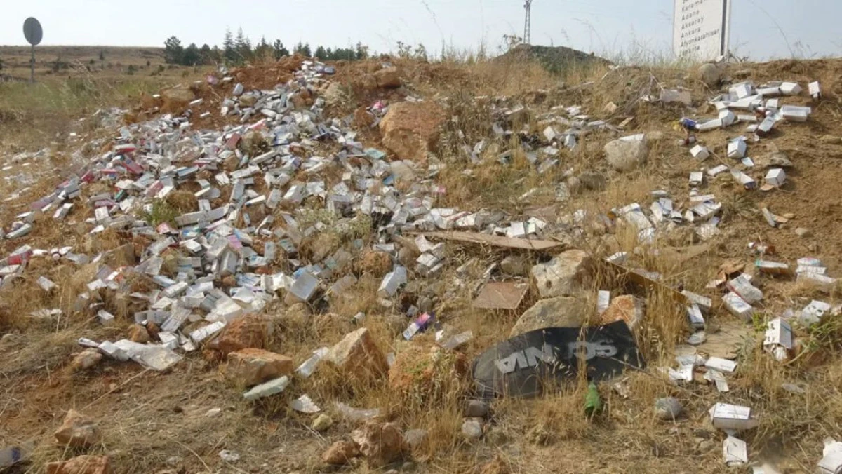 Yol kenarında akıl almaz manzara: Milli servet bunlar