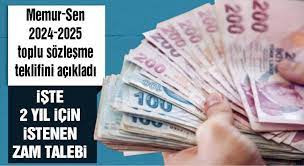 MEMUR-SEN 2024-2025 TOPLU SÖZLEŞME TEKLİFİNİ AÇIKLADI!