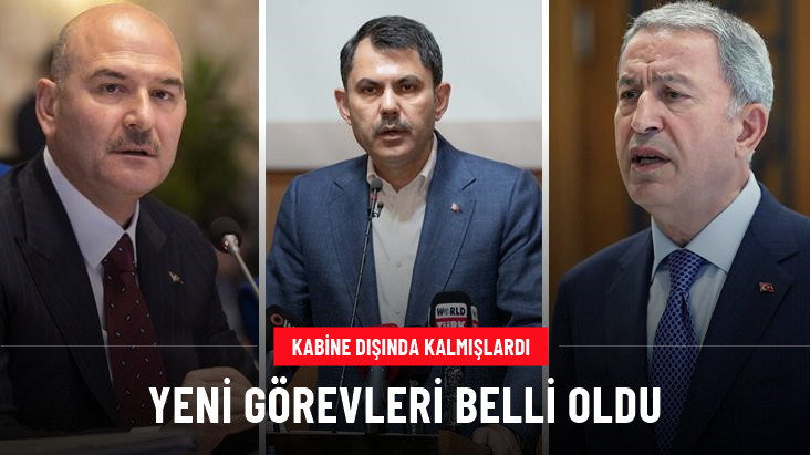 YENİ KABİNE'YE GİREMEMİŞLERDİ! ESKİ BAKANLARIN YENİ GÖREVLERİ BELLİ OLDU