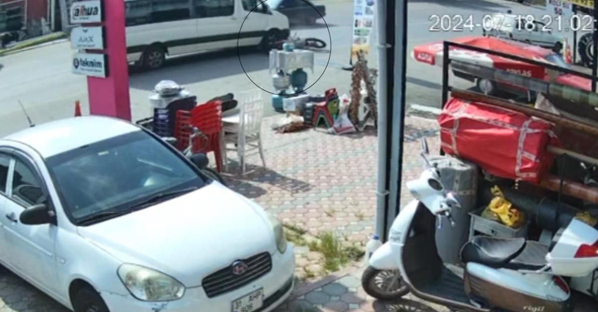 HATAY'DAKİ FECİ KAZANIN GÖRÜNTÜLERİ ORTAYA ÇIKTI