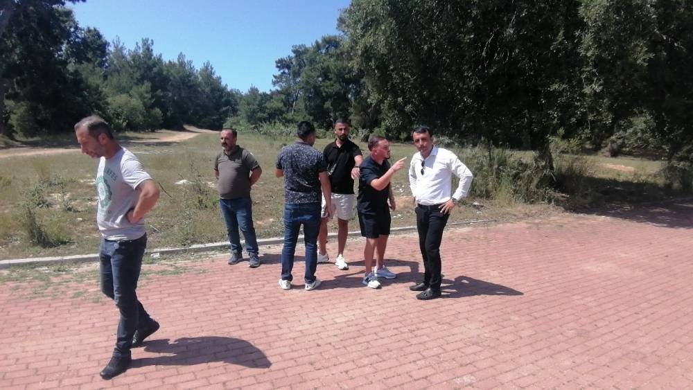 PALMİYEYE ÇARPAN ALMAN SÜRÜCÜNÜN YALANINI GÜVENLİK KAMERALARI ORTAYA ÇIKARDI