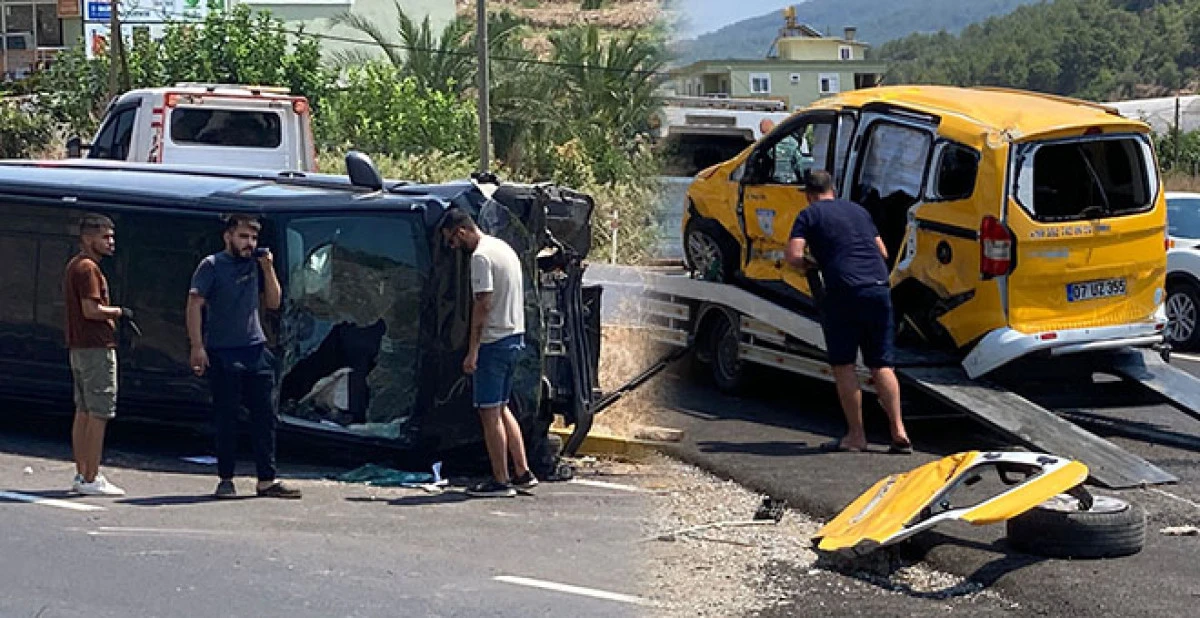 Alanya'da Trafik Kazası: Bir Kişi Yaralandı