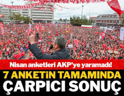 NİSAN ANKETLERİ AKP'YE YARAMADI! 7 ANKETİN TAMAMINDA ŞOK SONUÇ!