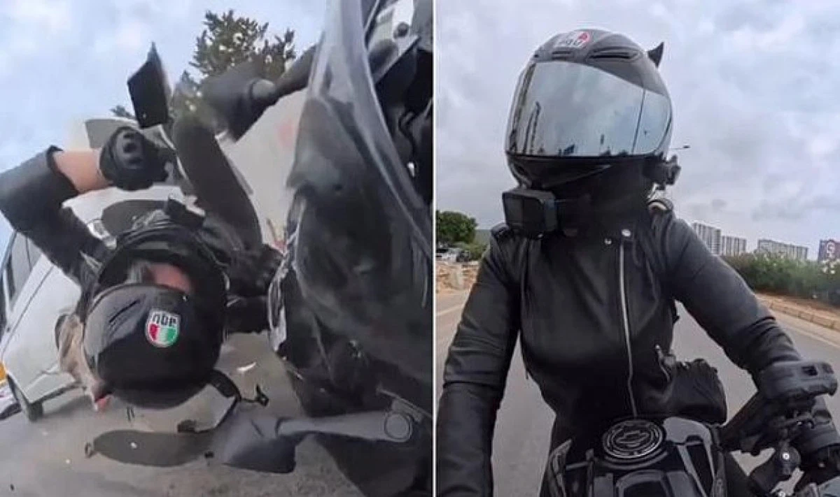Mersin'de Motosiklet Minibüse Çarptı: Sürücü Yaralandı