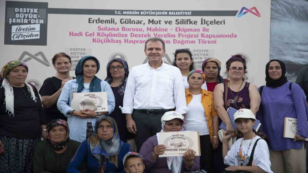 BAŞKAN SEÇER : "ÇİFTÇİMİZE DESTEK OLUYORUZ"