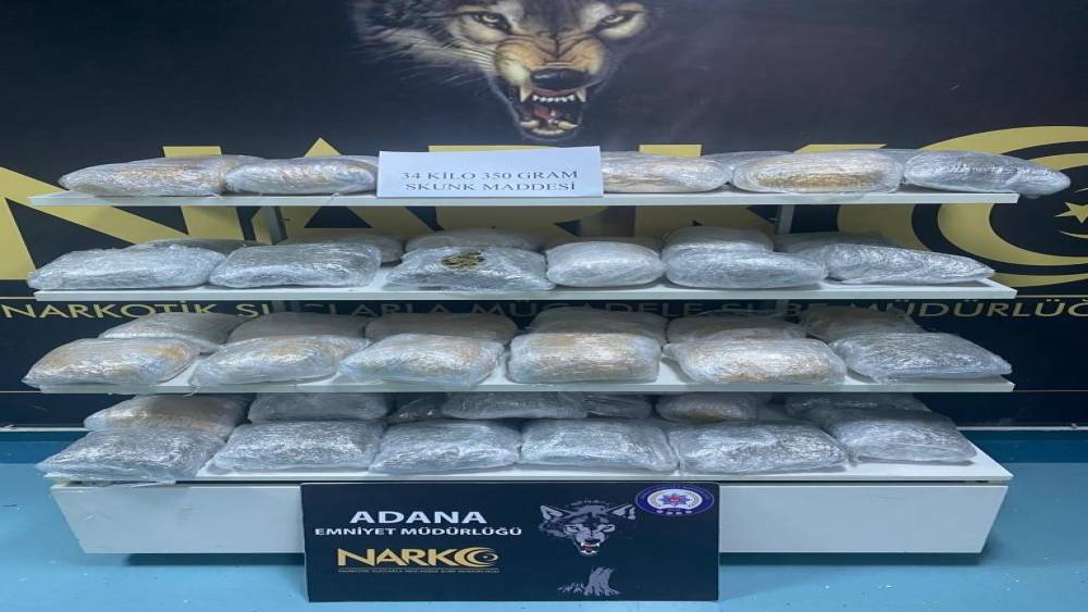 3 KUZEN 34 KİLO UYUŞTURUCU İLE YAKALANIP TUTUKLANDI