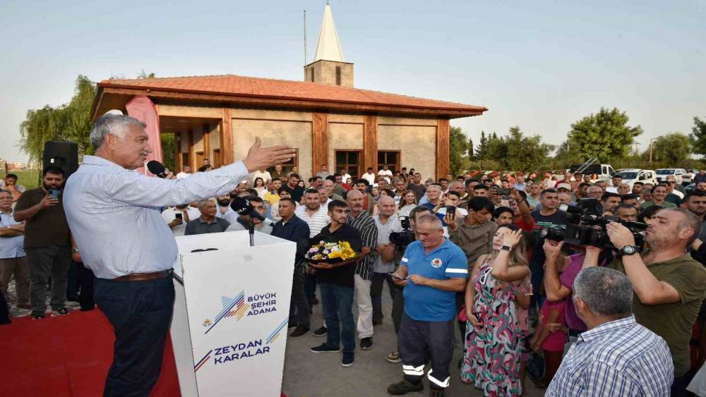 KÜÇÜKOBA MEZARLIĞI CAMİSİ’NİN AÇILIŞI YAPILDI