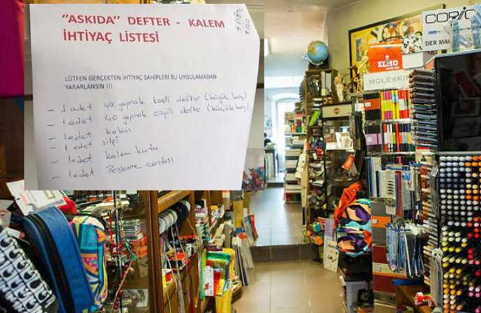 ÜLKEDE GELINEN NOKTA BU! ASKIYA EKMEKTEN SONRA DEFTER, KALEM, SILGI DE KONDU