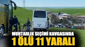 DİYARBAKIR'DA MUHTARLIK SEÇİMİ KAVGASI: 1 KİŞİ ÖLDÜ, 11 KİŞİ YARALANDI