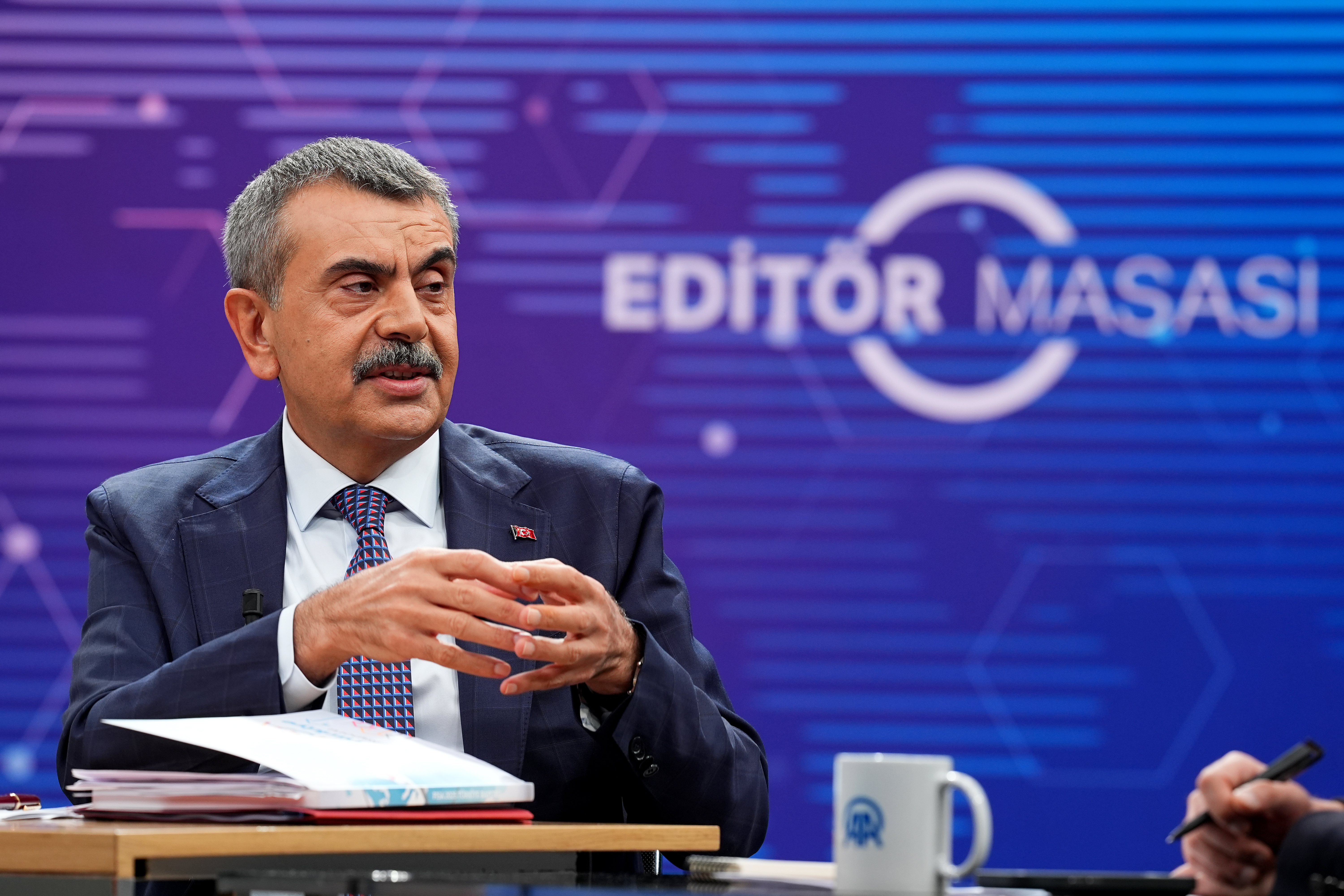 AA 20260915 42472638 42472637 MILLI EGITIM BAKANI TEKIN AA EDITOR MASASINA KONUK OLDU